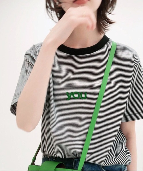 SLOBE IENA(スローブイエナ)の「《追加2》you5/S TEE【手洗い可能】◆(Tシャツ/カットソー・レディース・ブラック系その他・FREE)」の16枚目の写真