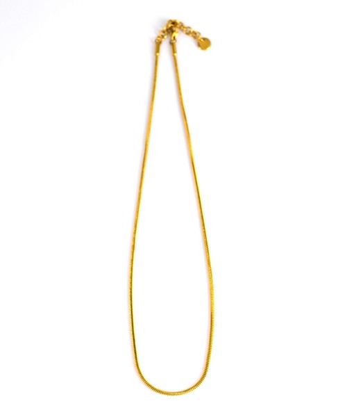 LHME（エルエイチエムイー）の「LHME 100%PURE!!!ベネチアンチェーンチョーカー/サージカルステンレス316L（金属アレルギー対応）（ネックレス・レディース・シルバー/ゴールド・39cm/50cm/45cm）」の3枚目の写真