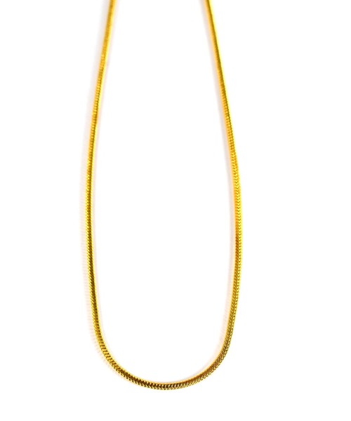 LHME（エルエイチエムイー）の「LHME 100%PURE!!!ベネチアンチェーンチョーカー/サージカルステンレス316L（金属アレルギー対応）（ネックレス・レディース・シルバー/ゴールド・39cm/50cm/45cm）」の11枚目の写真