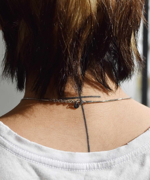 LHME（エルエイチエムイー）の「LHME 100%PURE!!!ベネチアンチェーンチョーカー/サージカルステンレス316L（金属アレルギー対応）（ネックレス・レディース・シルバー/ゴールド・39cm/50cm/45cm）」の22枚目の写真