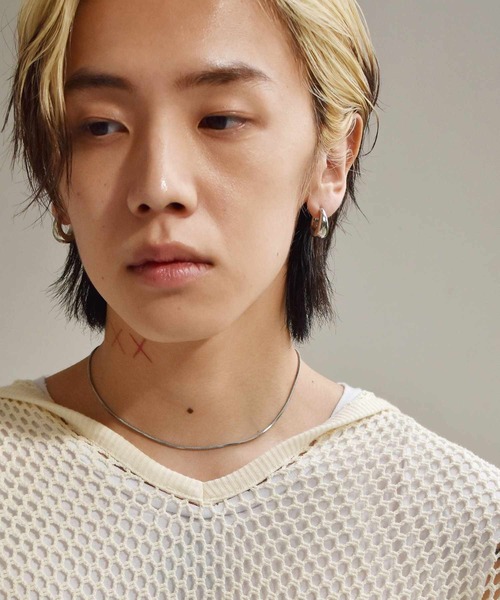 LHME（エルエイチエムイー）の「LHME 100%PURE!!!ベネチアンチェーンチョーカー/サージカルステンレス316L（金属アレルギー対応）（ネックレス・レディース・シルバー/ゴールド・39cm/50cm/45cm）」の21枚目の写真