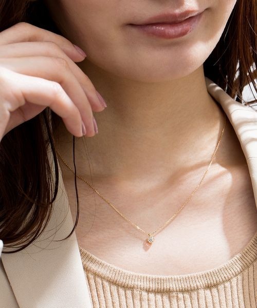 Canal 4℃（カナルヨンドシー）の「【K10 LIMITED】K10イエローゴールド ネックレス（ネックレス・レディース・イエローゴールド・FREE）」の4枚目の写真
