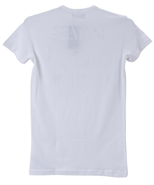 EMPORIO ARMANI(エンポリオアルマーニ)の「EMPORIO ARMANI エンポリオ アルマーニ / EAGLE STRETCH COTTON メンズ Vネック 半袖 Tシャツ(Tシャツ/カットソー・メンズ・ホワイト/ブラック・SMALL/MEDIUM/LARGE/X-LARGE)」の8枚目の写真