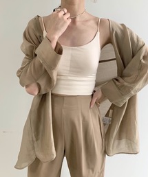 Amiur | luster no collar shirt(シャツ/ブラウス)