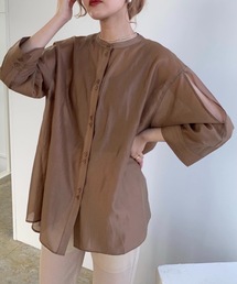 luster no collar shirt