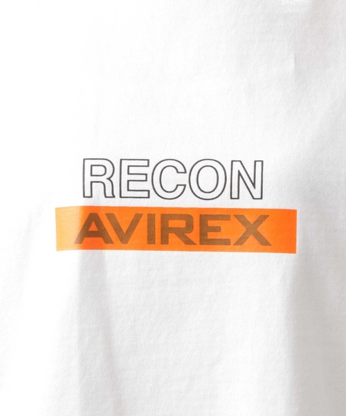 AVIREX（アヴィレックス）の「【AVIREX FLYER'S】ロングスリーブティーシャツ リーコン/ L/S T-SHIRT RECON（Tシャツ/カットソー・レディース・ブラック/オフホワイト/オレンジ・FREE）」の7枚目の写真