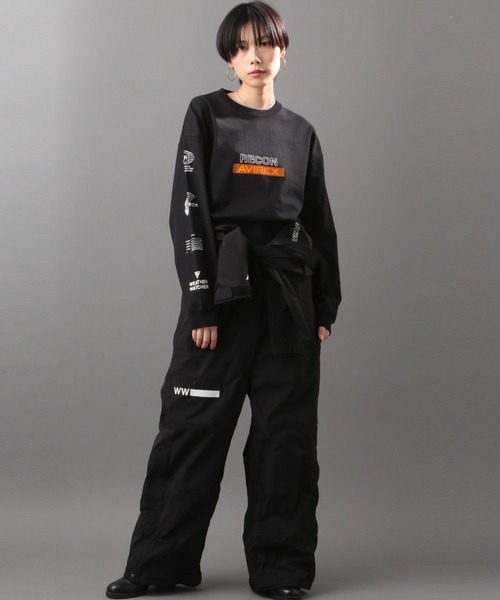 AVIREX（アヴィレックス）の「【AVIREX FLYER'S】ロングスリーブティーシャツ リーコン/ L/S T-SHIRT RECON（Tシャツ/カットソー・レディース・ブラック/オフホワイト/オレンジ・FREE）」の15枚目の写真