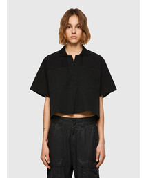 DIESEL | レディース サステナブル 襟付き カットソー 半袖 ポロシャツ(シャツ/ブラウス)