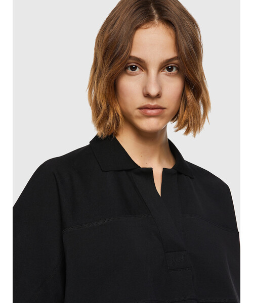 DIESEL（ディーゼル）の「レディース サステナブル 襟付き カットソー 半袖 ポロシャツ（シャツ/ブラウス・レディース・ブラック/ホワイト/カーキ・SMALL/X-SMALL/MEDIUM/LARGE）」の13枚目の写真