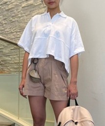 DIESEL | レディース サステナブル 襟付き カットソー 半袖 ポロシャツ(シャツ/ブラウス)