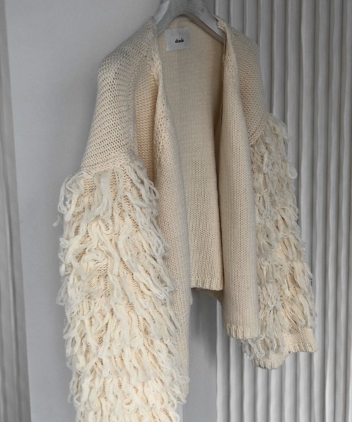 etade(エタード)の「【etade】loop fringe knit cardigan etdwz21a001(ニット/セーター・レディース・アイボリー・FREE)」の11枚目の写真