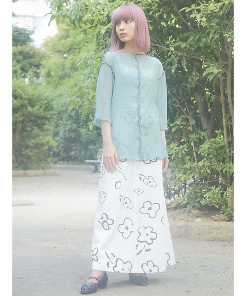 merry jenny（メリージェニー）の「flowerワンストラップシューズ（パンプス・レディース・ブラック/アイボリー・MEDIUM/LARGE）」の12枚目の写真