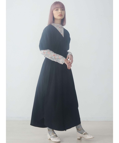 merry jenny（メリージェニー）の「flowerワンストラップシューズ（パンプス・レディース・ブラック/アイボリー・MEDIUM/LARGE）」の15枚目の写真