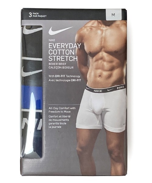 NIKE（ナイキ）の「【NIKE/ナイキ】ロゴ入り ボクサーパンツ 3枚