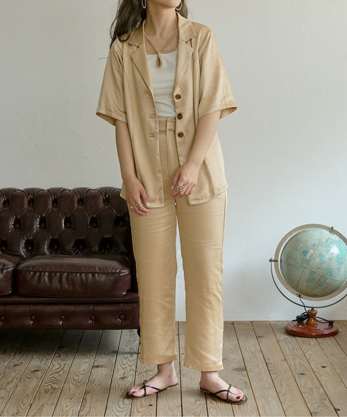 Ambre Neige（アンブルネージュ）の「クロスキャミソール／【WEB/EC限定商品】（キャミソール・レディース・ホワイト/ライトベージュ・FREE）」の5枚目の写真