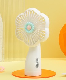 yururira（ユルリラ）の「USB充電式 ポータブルファン フラワーモチーフミニ扇風機（生活家電・キッズ）」
