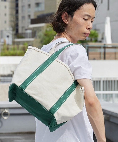L.L.Bean(エルエルビーン)の「L.L.Bean/エル・エル・ビーン Boat and Tote Med 112636 トートバッグ コットンキャンバス(トートバッグ・メンズ・ブラック/ダークグリーン/ネイビー/レッド/ブルー/グリーン/ブラウン/イエロー/グレー/ベージュ系/オリーブ/ライトブルー・ONE SIZE)」の21枚目の写真