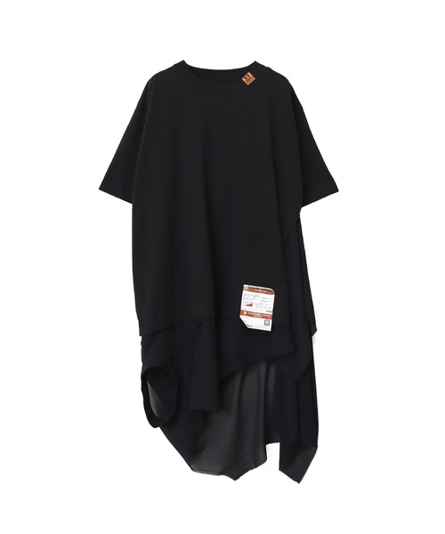 Maison MIHARA YASUHIRO(メゾンミハラヤスヒロ)の「【Maison MIHARA YASUHIRO】ブラウスコンバインドTシャツ/Blouse Combined T-shirt(Tシャツ/カットソー・レディース・ブラック/オレンジ・38/36/40)」の13枚目の写真