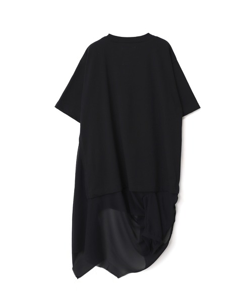 Maison MIHARA YASUHIRO(メゾンミハラヤスヒロ)の「【Maison MIHARA YASUHIRO】ブラウスコンバインドTシャツ/Blouse Combined T-shirt(Tシャツ/カットソー・レディース・ブラック/オレンジ・38/36/40)」の14枚目の写真