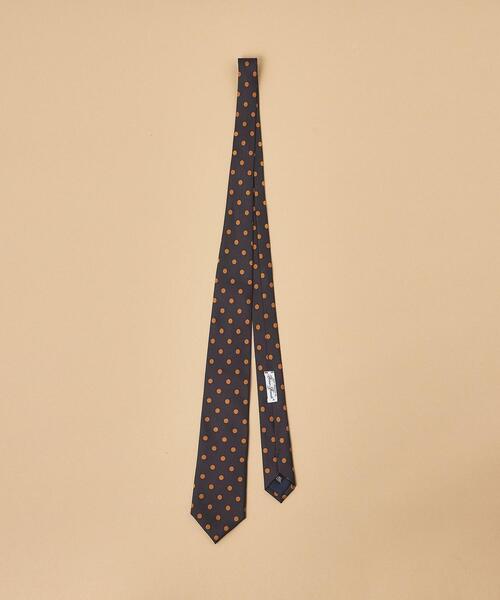 UNITED ARROWS(ユナイテッドアローズ)の「<UNITED ARROWS> プリント カラー ドット タイ(ネクタイ・メンズ・ブラック/ケリー・FREE)」の2枚目の写真