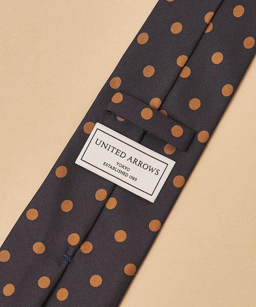 UNITED ARROWS(ユナイテッドアローズ)の「<UNITED ARROWS> プリント カラー ドット タイ(ネクタイ・メンズ・ブラック/ケリー・FREE)」の3枚目の写真