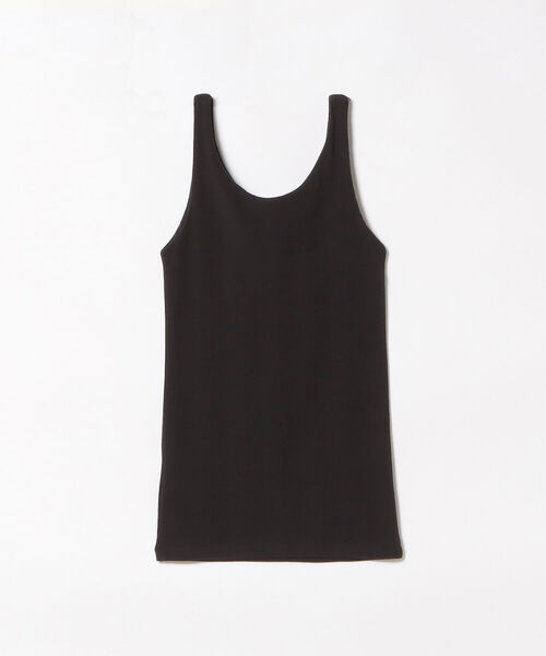 BEAMS HEART(ビームスハート)の「BEAMS HEART / カップ付き リブタンクトップ(タンクトップ・レディース・チャコールグレー/ブラック/オフホワイト・FREE)」の17枚目の写真