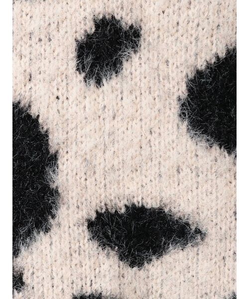 GYDA(ジェイダ)の「レオパードラインシャギーニットTOPS(ニット/セーター・レディース・アイボリー/ベージュ・FREE)」の22枚目の写真