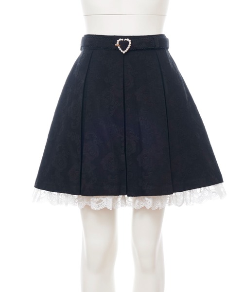 Secret Honey（シークレットハニー）の「ジャガードボックスプリーツスカート（スカート・レディース・ブラック/ピンク/ワインレッド/レッド系その他・MEDIUM）」の15枚目の写真