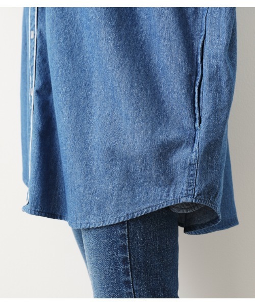 RODEO CROWNS WIDE BOWL（ロデオクラウンズワイドボウル）の「フリンジシャツ（シャツ/ブラウス・レディース・ブラック/ベージュ/ブルー・FREE）」の16枚目の写真