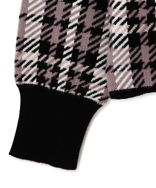 PROPORTION BODY DRESSING（プロポーションボディドレッシング）の「チェックジャガードカーディガン / 1211274904（カーディガン/ボレロ・レディース・ブラック/グレー・SMALL/MEDIUM）」の11枚目の写真