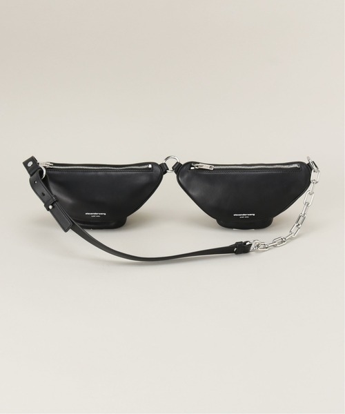 alexanderwang(アレキサンダーワン)の「【ALEXANDER WANG / アレキサンダーワン 】ATTICA SOFT DOUBLE MINI FANNY PAC(ボディバッグ/ウエストポーチ・メンズ・ブラック・FREE)」の8枚目の写真