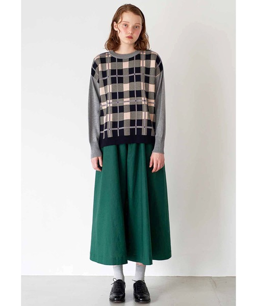 シロップ．（シロップ．）の「スカートみたいなちょい厚コットンリネンのボリュームガウチョパンツ（その他パンツ・レディース・グリーン/マスタード・SMALL/MEDIUM/LARGE/X-LARGE/XX-LARGE）」の8枚目の写真