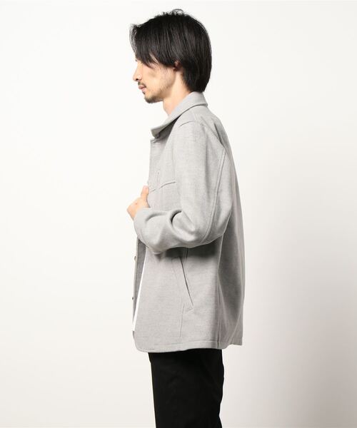 UNION STATION(ユニオンステーション)の「中空糸メルトンワーカージャケット(カバーオール・メンズ・ブラック系その他/ライトグレー/ブラック/キャメル・LL/L/M)」の6枚目の写真