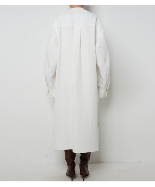 IRENE（アイレネ）の「Arm Quilting Over Shirt Dress（ワンピース  