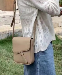 【POUTOJOUR】　クラシックスクエアミニショルダーバッグ　WEB限定