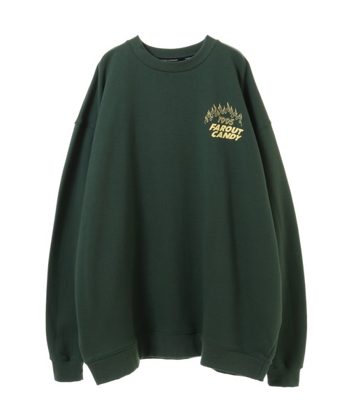 Candy Stripper（キャンディストリッパー）の「DON'T PANIC SWEAT ワンピース（ワンピース・レディース・ブラック/グリーン/アイボリー/パープル・2）」の13枚目の写真