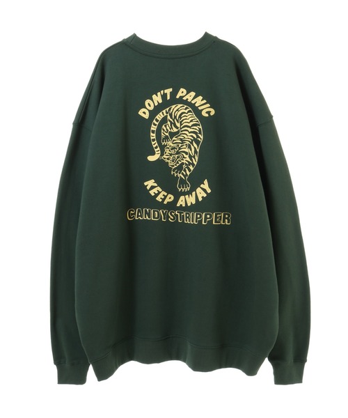 Candy Stripper（キャンディストリッパー）の「DON'T PANIC SWEAT ワンピース（ワンピース・レディース・ブラック/グリーン/アイボリー/パープル・2）」の9枚目の写真