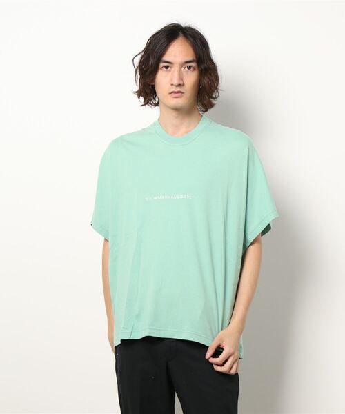 NILoS（ニルズ）の「NILoS/ニルズ/グラフィックプリントTシャツ/CutSewn ForMale/740CPM2（Tシャツ/カットソー・メンズ・ブラック/グリーン/ホワイト・1）」の3枚目の写真