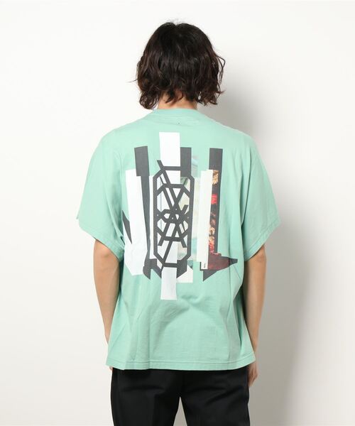 NILoS（ニルズ）の「NILoS/ニルズ/グラフィックプリントTシャツ/CutSewn ForMale/740CPM2（Tシャツ/カットソー・メンズ・ブラック/グリーン/ホワイト・1）」の19枚目の写真