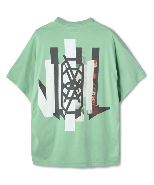 NILoS（ニルズ）の「NILoS/ニルズ/グラフィックプリントTシャツ/CutSewn ForMale/740CPM2（Tシャツ/カットソー・メンズ・ブラック/グリーン/ホワイト・1）」の8枚目の写真