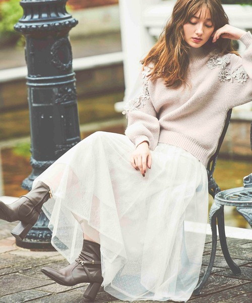 NOELA（ノエラ）の「ショルダーレースニット（ニット/セーター）」 - WEAR