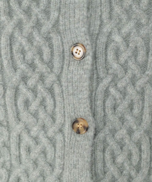 studio CLIP（スタディオクリップ）の「ダブルフロントあったかふわふわカーディガンプルオーバー（カーディガン/ボレロ・レディース・ライトグレー/ピンク/グリーン/ブラウン・FREE）」の12枚目の写真