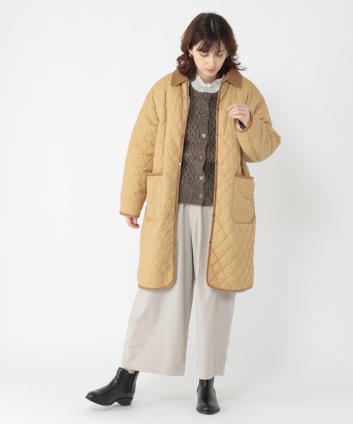 studio CLIP（スタディオクリップ）の「ダブルフロントあったかふわふわカーディガンプルオーバー（カーディガン/ボレロ・レディース・ライトグレー/ピンク/グリーン/ブラウン・FREE）」の8枚目の写真