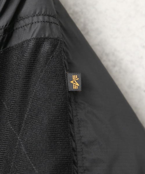 Alpha Industries(アルファインダストリーズ)の「ALPHA アルファ TA1565 THERMOLITE COLD PARKA(サーモライト コールド パーカ)(ダウンジャケット/コート・メンズ・ブラック・XL/L/M)」の5枚目の写真