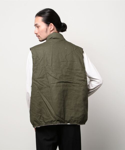 MANASTASH（マナスタッシュ）の「MANASTASH × TAION / マナスタッシュ × タイオン　12WAY DOWN JACKET 12ウェイダウンジャケット　7112110（ダウンジャケット/コート・メンズ・ブラック/オリーブ/ベージュ/ネイビー・LARGE/SMALL/MEDIUM/X-LARGE）」の7枚目の写真