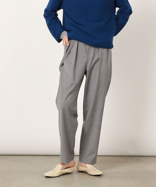 NOLLEY’S(ノーリーズ)の「◇【WEB限定サイズあり】ウォッシャブルウールサスペンダーパンツ(その他パンツ・レディース・ライトグレー/ブラック/ネイビー・40/38/36)」の3枚目の写真