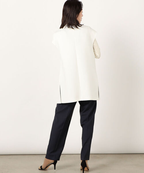 NOLLEY’S(ノーリーズ)の「◇【WEB限定サイズあり】ウォッシャブルウールサスペンダーパンツ(その他パンツ・レディース・ライトグレー/ブラック/ネイビー・40/38/36)」の4枚目の写真