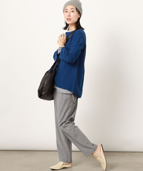 NOLLEY’S(ノーリーズ)の「◇【WEB限定サイズあり】ウォッシャブルウールサスペンダーパンツ(その他パンツ・レディース・ライトグレー/ブラック/ネイビー・40/38/36)」の15枚目の写真