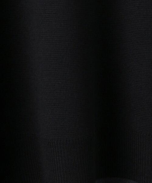 EN ROUTE（アンルート）の「＜EN ROUTE（アンルート）＞ ミラノリブ サイドスリット コンビ プルオーバー ニット（ニット/セーター・メンズ・ブラック/グレー・1/2/3）」の12枚目の写真