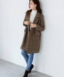チェックチェスターコート
